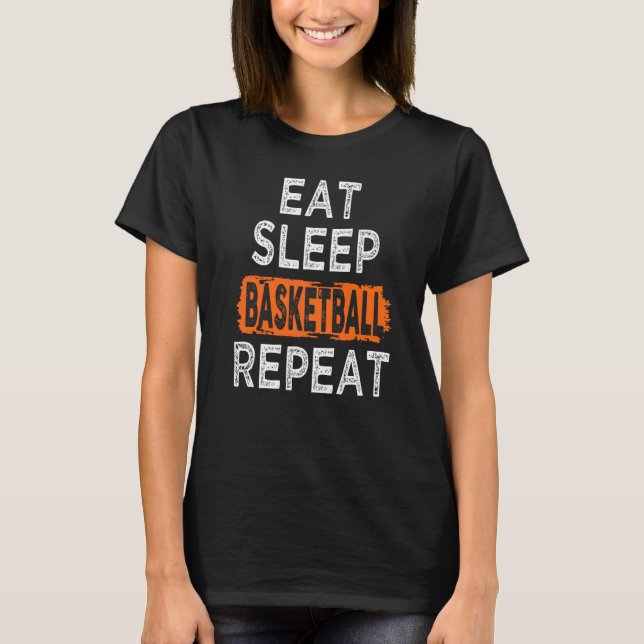 Camiseta Jogadores Rou Repetirem Jogadores de Basquete no S (Frente)