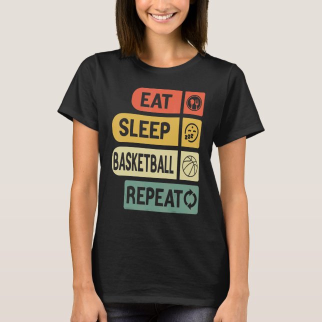 Camiseta Jogadores Rou Repetirem Jogadores de Basquete no S (Frente)