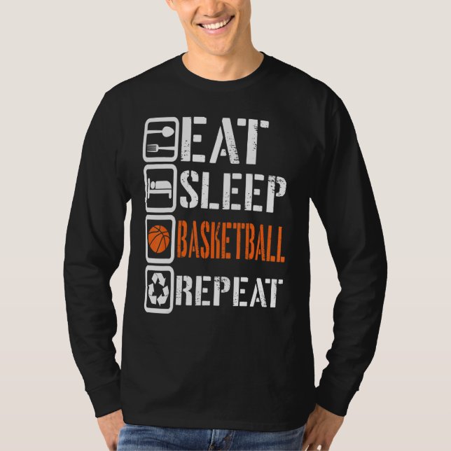 Camiseta Jogadores Rou Repetirem Jogadores de Basquete no S (Frente)