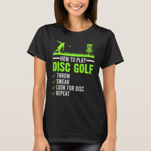 Camiseta Jogando disco Golf Disco Frisbee Golfer Humor Golf