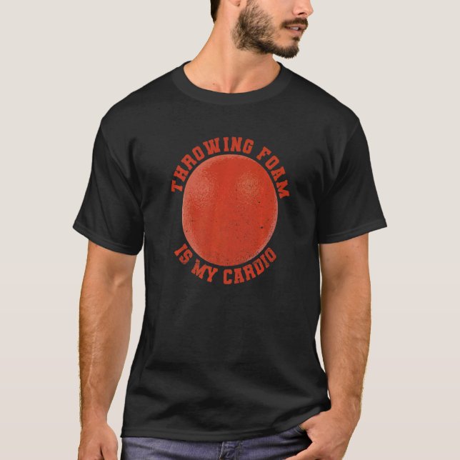 Camiseta Jogando Espuma É Minha Citação De Cardio Para Um B (Frente)