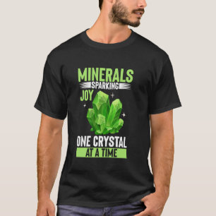 Camiseta Jogando Joy Um Cristal de cada Coleção Mineral de