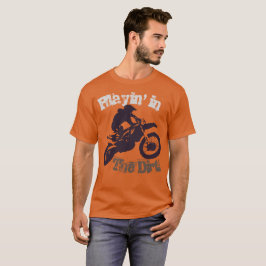 Camiseta "Jogando na sujeira" Dirtbike e Motorcross #3
