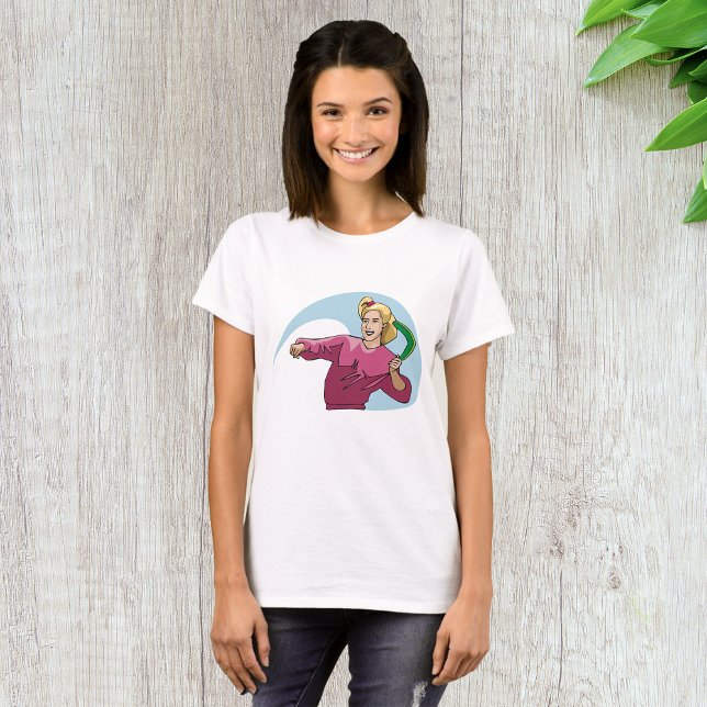 Camiseta Jogando Um Bumerangue (Criador carregado)