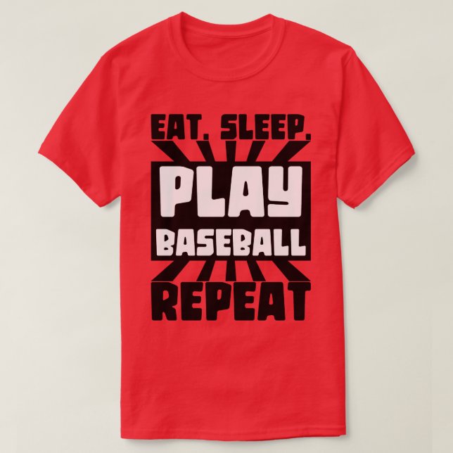 Camiseta Jogar Baseball (Frente do Design)