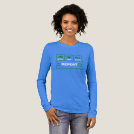 Camiseta Jogar, Comer, Dormir, Repetir