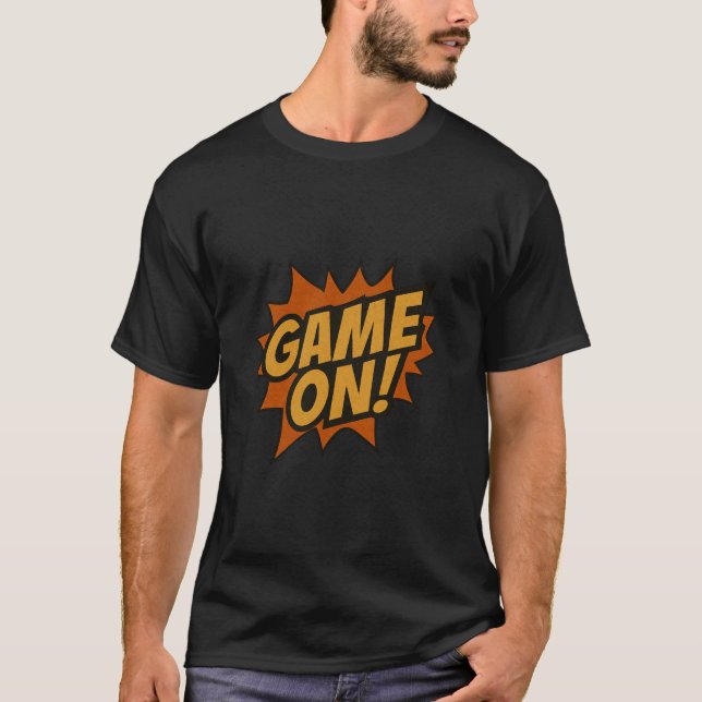 Camiseta JOGAR! Comic Burst ・ Gamer Wall Poster (Frente)