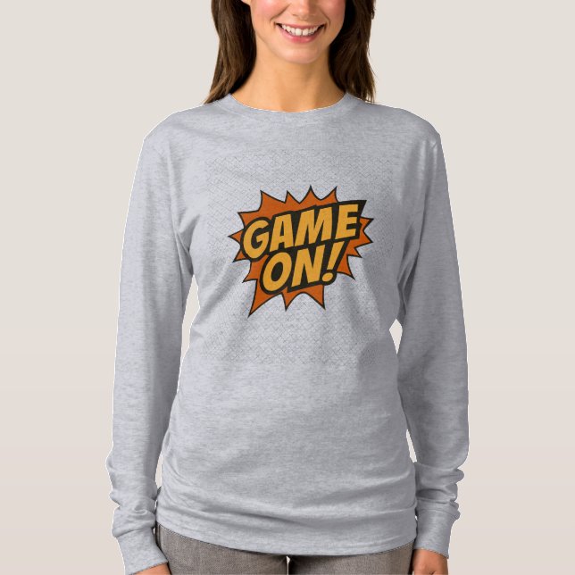 Camiseta JOGAR! Comic Burst ・ Gamer Wall Poster (Frente)