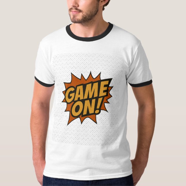 Camiseta JOGAR! Comic Burst ・ Gamer Wall Poster (Frente)