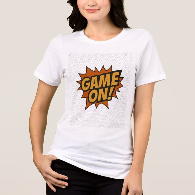 Camiseta JOGAR! Comic Burst ・ Gamer Wall Poster (Frente)
