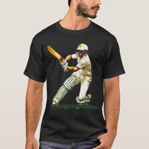 Camiseta Jogar Cricket Digital Art