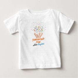 Camiseta Jogar Diversão Como Confete