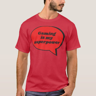Camiseta Jogar É Meu Sobrepoderoso Gag Sarcástico Gift F