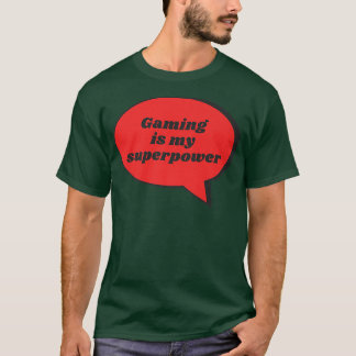 Camiseta Jogar É Meu Sobrepoderoso Gag Sarcástico Gift F
