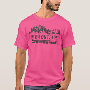 Camiseta Jogar fora da Adventure caminhando mais