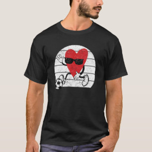 Camiseta Jogar Futebol de Dia de os namorados de Futebol
