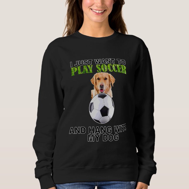 Camiseta Jogar futebol enforcado com Ouro de cachorro para  (Frente)
