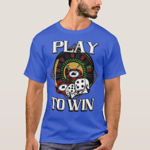 Camiseta Jogar para Jogador do Casino Win