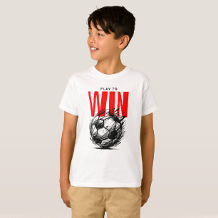 Camiseta Jogar Para Vencer Motivação de Futebol