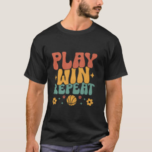 Camiseta Jogar Repetidamente Jogador de Basquete Bal Baller