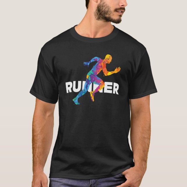 Camiseta Jogger Runner Track & Field Cross Running Atleta (Frente)