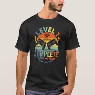 Camiseta Jogo 1rua Casamento Aniversário Nível 1 Concluído