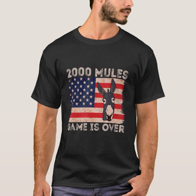Camiseta Jogo 2000 Mules Sobre Eleições Justas (Frente)