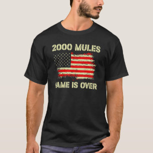 Camiseta Jogo 2000 Mules Sobre Eleições Justas Bandeira Dos