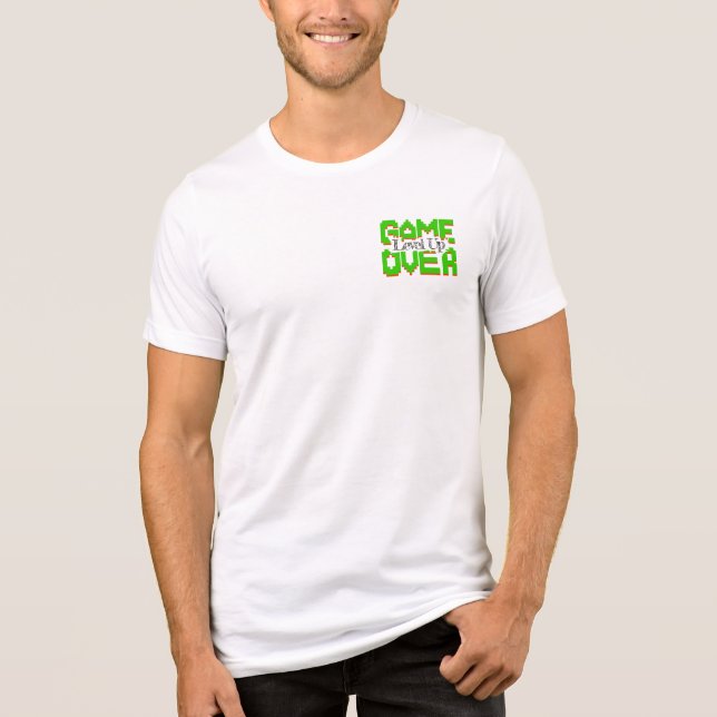 Camiseta Jogo Acabado: Restaure a diversão da antiga escola (Frente)
