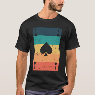 Camiseta Jogo Ace de Poker ou Skat Card