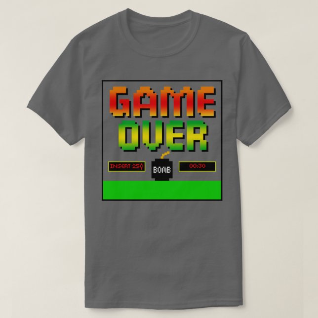 Camiseta Jogo acima de 1 (Frente do Design)