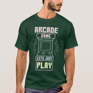 Camiseta Jogo Arcade Permite Apenas Jogar presente de Video