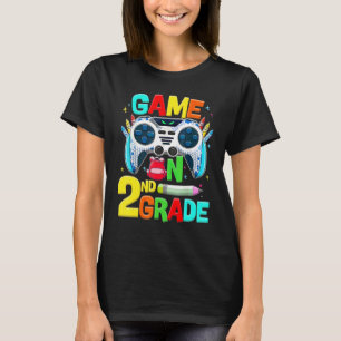 Camiseta Jogo Ativado 2ª Série Volta às Aulas Nível 2ª Séri