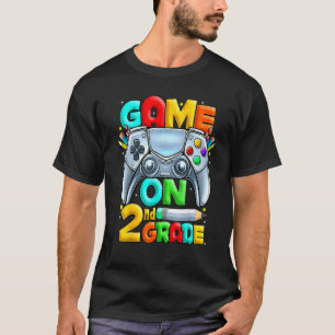 Camiseta Jogo Ativado 2ª Série Volta às Aulas Nível 2ª Séri