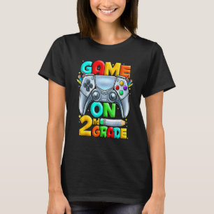 Camiseta Jogo Ativado 2ª Série Volta às Aulas Nível 2ª Séri