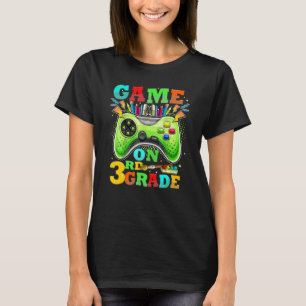 Camiseta Jogo Ativado 3ª Série Volta às Aulas Nível 3ª Séri