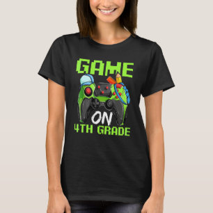 Camiseta Jogo Ativado 4ª Série Volta às Aulas Vídeo Gamer C