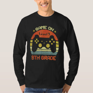 Camiseta Jogo Ativado Aluno do 9º Ano Gamer Volta às Aulas 