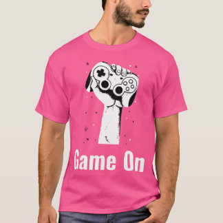 Camiseta Jogo Ativado Controle de Video Game retrô
