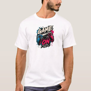 Camiseta Jogo Ativado Jogue Mais Preocupe Menos Colorido Jo