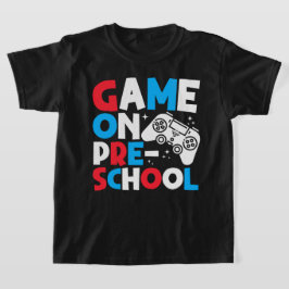 Camiseta Jogo Ativado Pré-Escolar Série Aniversário Diverti