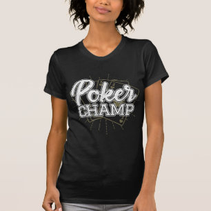 Camiseta Jogo Cartões de Poker do Melhor Jogador