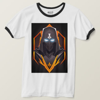 Camiseta Jogo com Estilo: Vetor Ghost Silhouette Tee