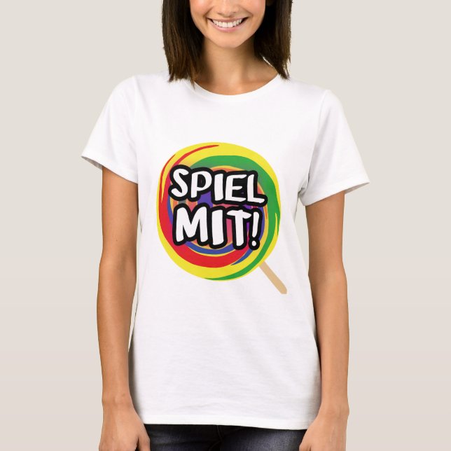 Camiseta Jogo comigo alpargata para mulheres (Frente)