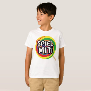 Camiseta Jogo comigo logótipo alpargata menino