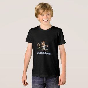 Camiseta Jogo Conjunto Corresponder Tênis Cartoon Design