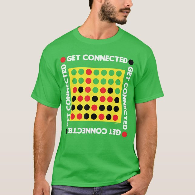 Camiseta Jogo Connect Four Bo Up menino (Frente)