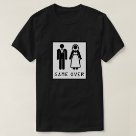 Camiseta Jogo contratado ou casado sobre a noiva & o noivo