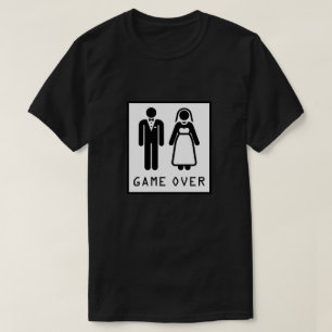 Camiseta Jogo contratado ou casado sobre a noiva & o noivo