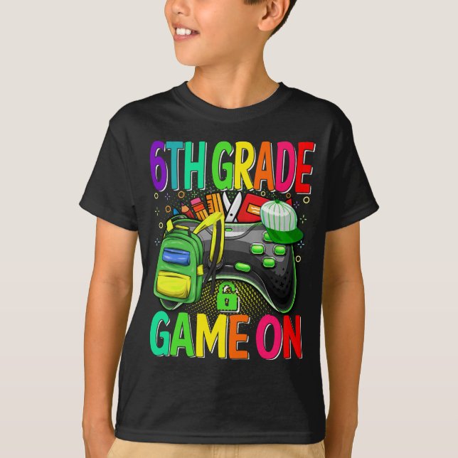 Camiseta Jogo Da 6 De Volta À Escola (Frente)